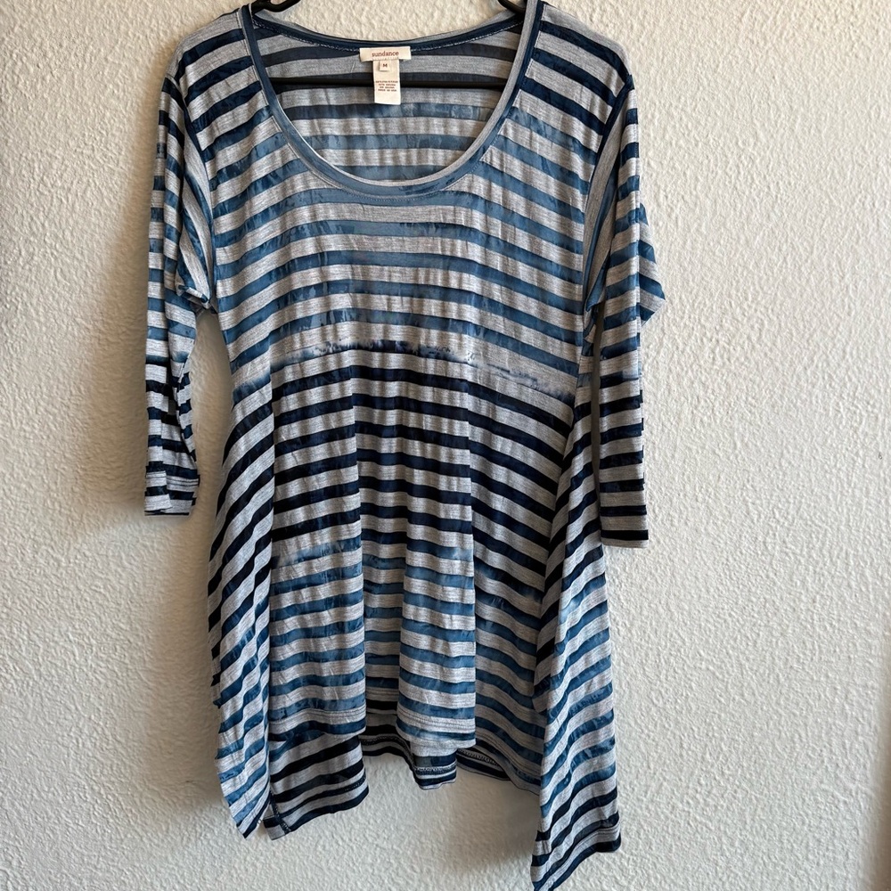 Sundance Striped Peplum Top